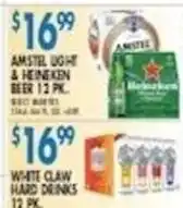 Associated Amstel Light & Heineken Beer offer