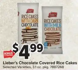 Giant Food Lieber's Chocolate Covered Rice Cakes offer