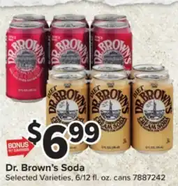 Giant Food Dr. Brown's Soda offer