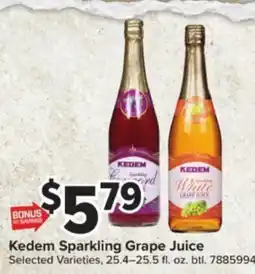 Giant Food Kedem Sparkling Grape Juice offer