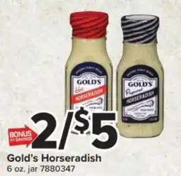 Giant Food Gold's Horseradish offer