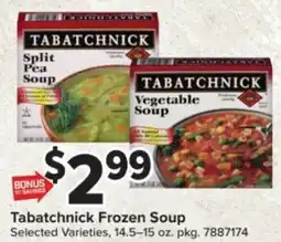 Giant Food Tabatchnick frozen soup offer