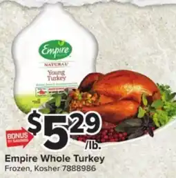 Giant Food Empire Whole Turkey offer
