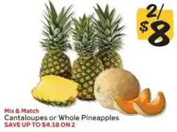 Winn Dixie Cantaloupes or Whole Pineapples offer