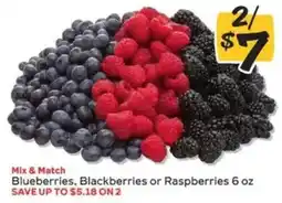 Winn Dixie Mix & Match Blueberries, Blackberries or Raspberries offer