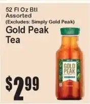 Super Fresh Gold Peak Tea offer