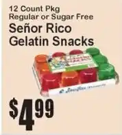 Super Fresh SeΓ±or Rico Gelatin Snacks offer