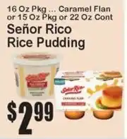 Super Fresh Señor Rico Rice Pudding offer