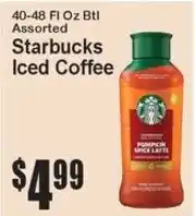 Super Fresh Starbucks Iced Coffee offer