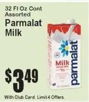Super Fresh Parmalat milk offer
