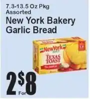 Super Fresh New York Bakery Garlic Bread offer