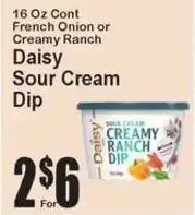 Super Fresh Daisy sour cream dip offer
