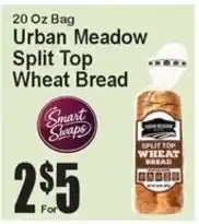 Super Fresh Urban Meadow Split Top Wheat Bread offer