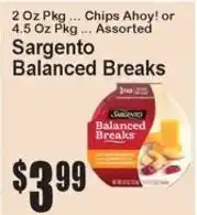 Super Fresh Sargento Balanced Breaks offer