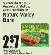 Super Fresh Nature Valley Bars offer
