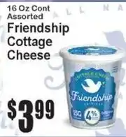 Super Fresh Friendship Cottage Cheese offer
