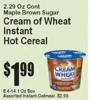 Super Fresh Cream of Wheat Instant Hot Cereal offer