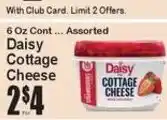 Super Fresh Daisy cottage cheese offer