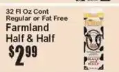 Super Fresh Farmland Half & Half offer