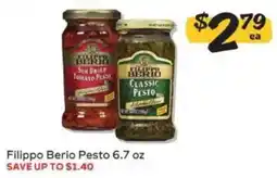 Winn Dixie Filippo Berio Pesto offer