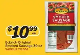 Winn Dixie Eckrich Original Smoked Sausage offer