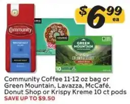 Winn Dixie Community Coffee or Green Mountain, Lavazza, McCafé, Donut Shop or Krispy Kreme offer