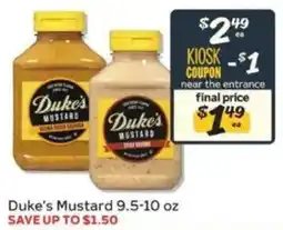 Winn Dixie Duke's Mustard offer