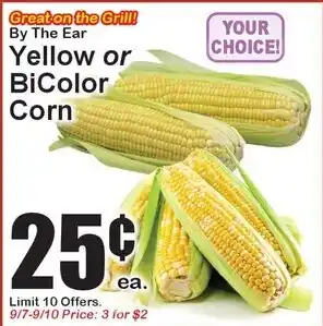 Super Fresh By The Ear Yellow or BiColor Corn offer