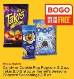 Winn Dixie Mix & Match Candy or Cookie Pop Popcorn or Takis or Kernel's Seasons Popcorn Seasonings offer