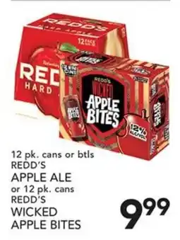 Pete's Fresh Market Redd's apple ale or redd's wicked apple bites offer