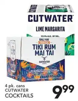 Pete's Fresh Market Cutwater Cocktails offer