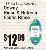 Super Fresh Downy Rinse & Refresh Fabric Rinse offer
