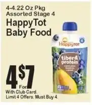 Super Fresh HappyTot Baby Food offer