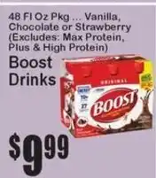 Super Fresh Boost Drinks offer