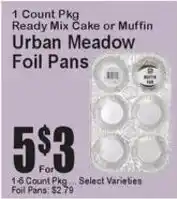 Super Fresh Urban Meadow Foil Pans offer