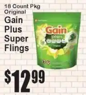 Super Fresh Gain Plus Super Flings offer
