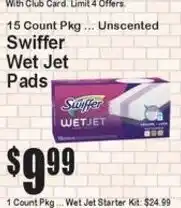 Super Fresh Swiffer wet jet pads offer
