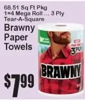 Super Fresh Brawny paper towels offer