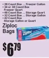 Super Fresh Ziploc bags offer