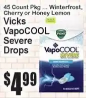 Super Fresh Vicks VapoCOOL Severe Drops offer