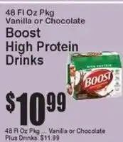 Super Fresh Boost High Protein Drinks offer