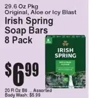 Super Fresh Irish Spring soap bars offer