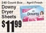 Super Fresh Downy dryer sheets offer