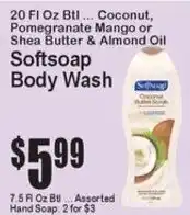 Super Fresh Softsoap body wash offer