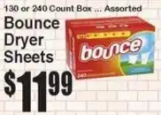 Super Fresh Bounce Dryer Sheets offer
