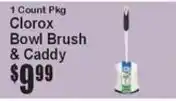 Super Fresh Clorox bowl brush & caddy offer