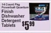 Super Fresh Finish dishwasher detergent tablets offer