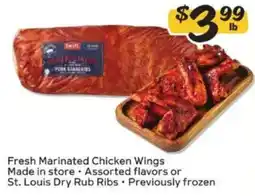 Winn Dixie St. Louis Dry Rub Ribs offer