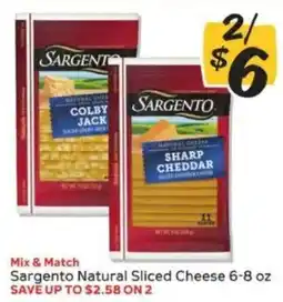 Winn Dixie Sargento natural sliced cheese offer