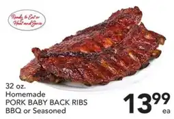 Pete's Fresh Market Homemade Pork Baby Back Ribs offer